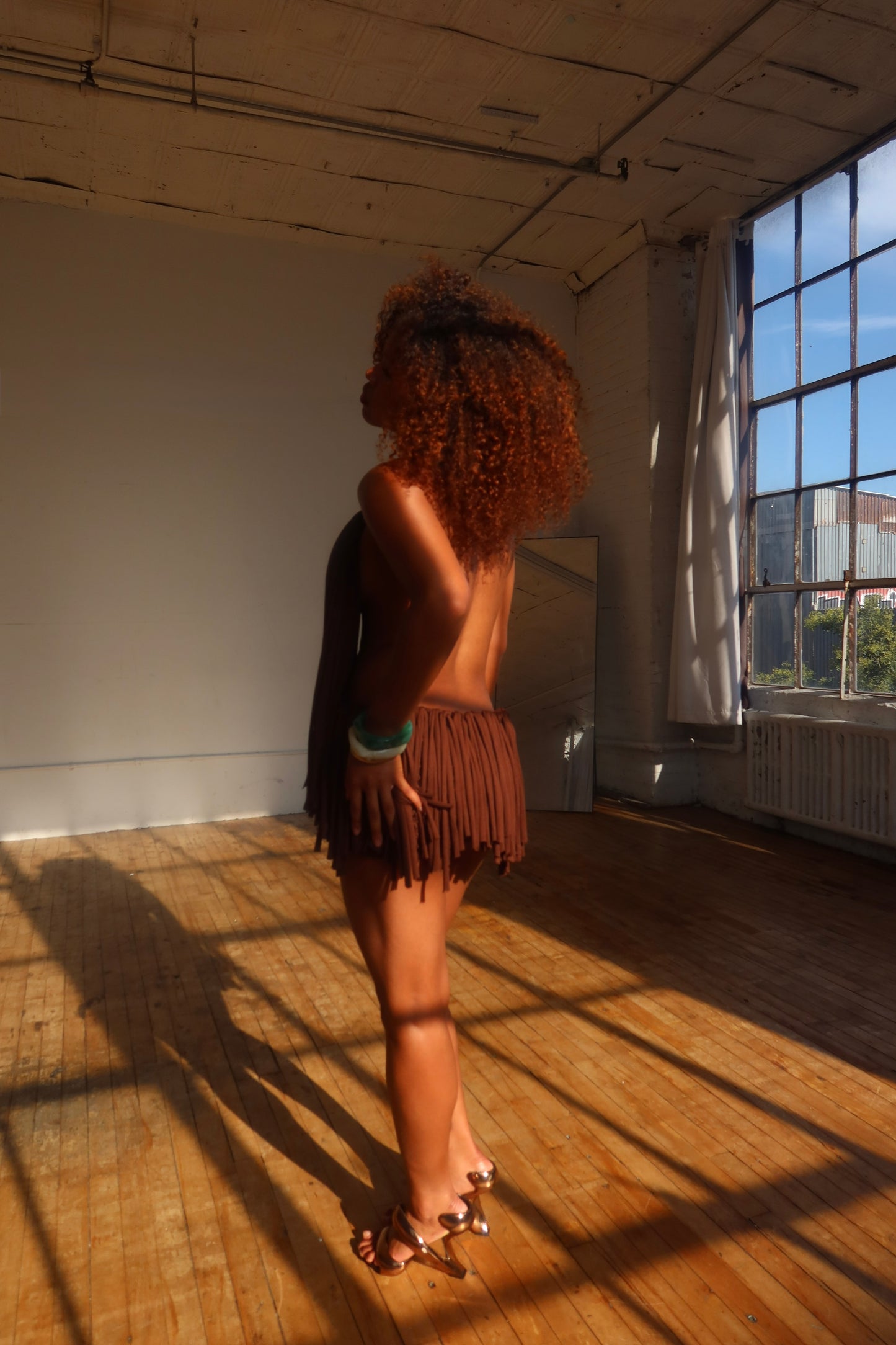 The Alaia Dress in 'Mocha'