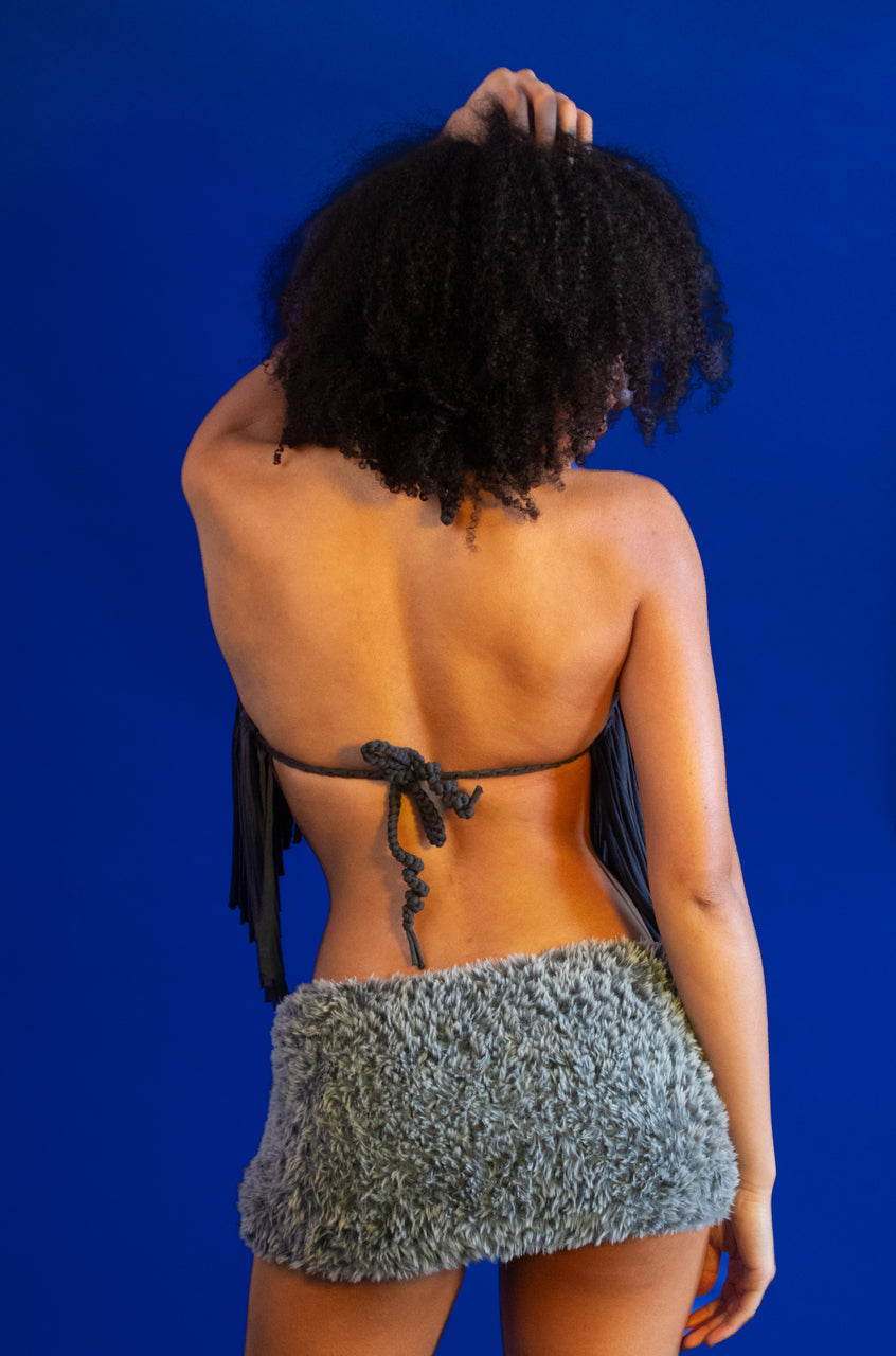 The Raya Top in 'Charcoal'