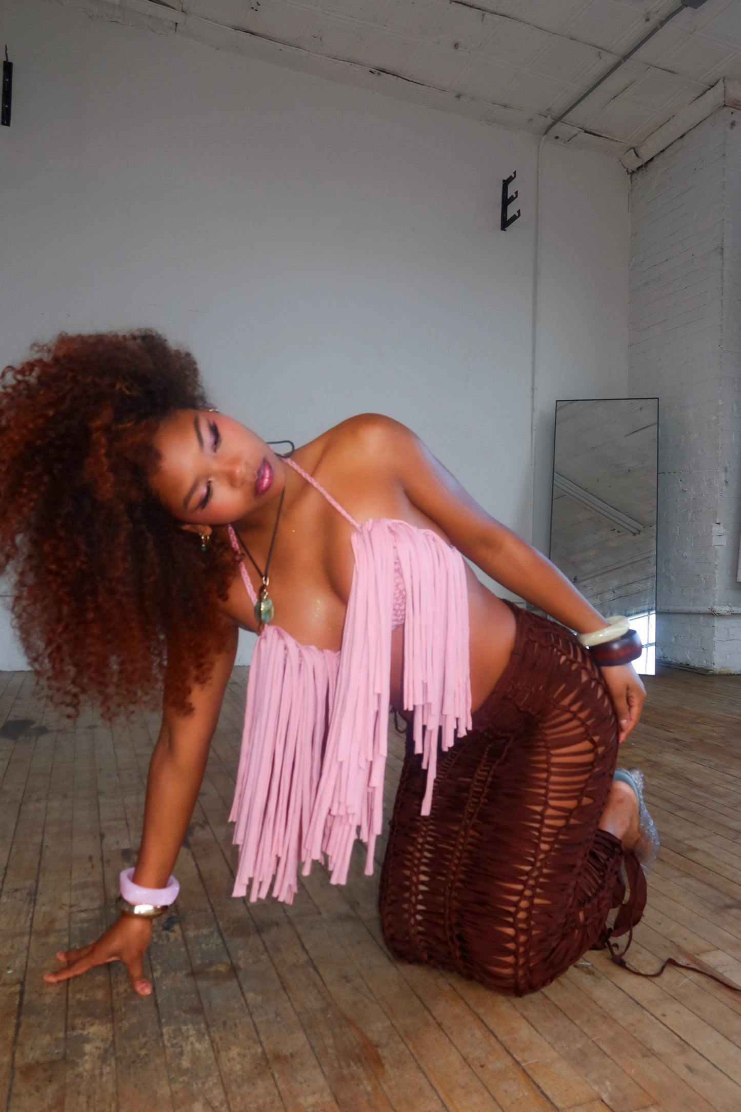 The Raya Top in 'Dusty Rose'