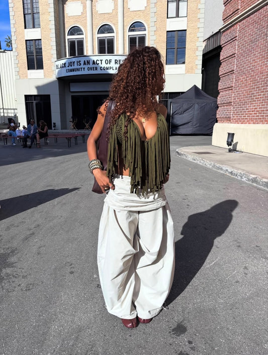 Pre-Order: The Raya Top in 'Sage'