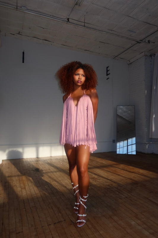 The Alaia Dress in 'Dusty Rose'